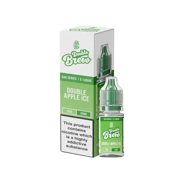 Ohm Brew Double Brew Double Apple Ice 10ml Nic Salt E-liquid