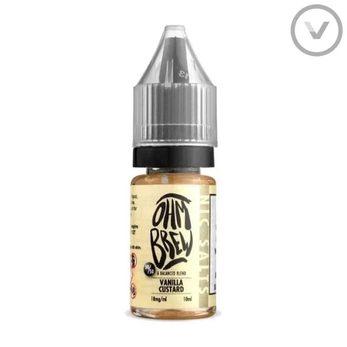OhmBrew – Vanilla Custard 10ml Nic Salt