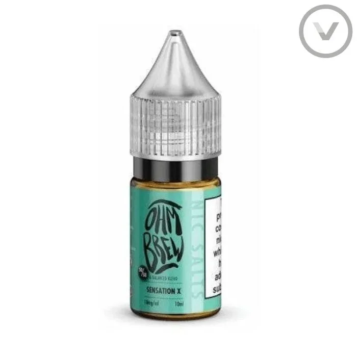 OhmBrew Sensation X 10ml Nic Salt Vape Juice
