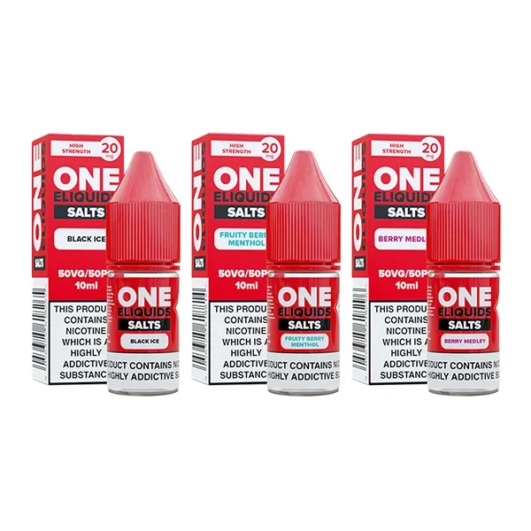 One E-Liquids – Flavoured Nic Salts 10ml (50VG/50PG)