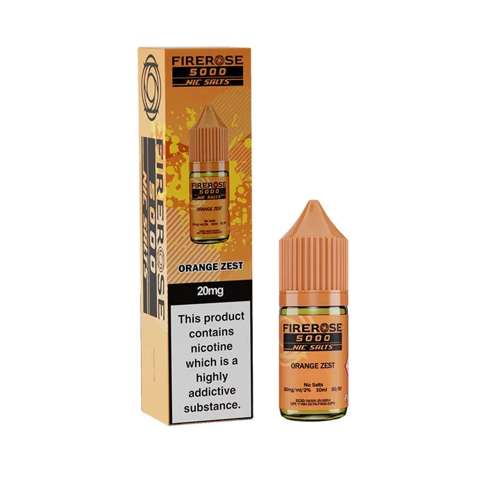 Orange Zest Nic Salt E-Liquid by Firerose 5000