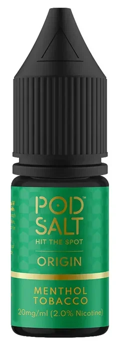 Origin Menthol Tobacco Nicotine Salt E Liquid by Pod Salt