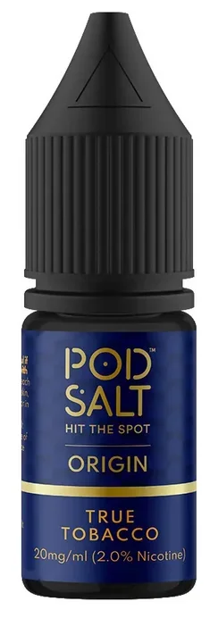 Origin True Tobacco Nicotine Salt E Liquid by Pod Salt
