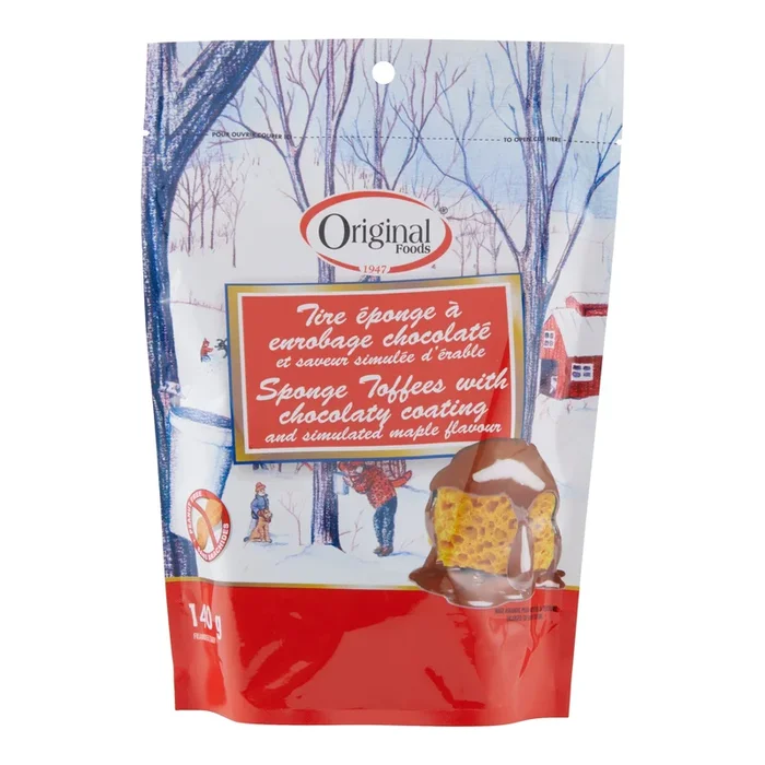 Original Foods Chocolate Covered Sponge Taffy – 100g