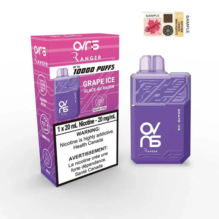 OVNS Ranger Mesh20 10000 Puffs Disposable – Grape Ice