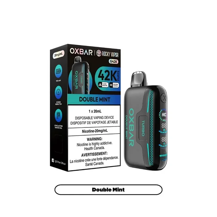 OXBAR G42K Disposable – Double Mint (ON)
