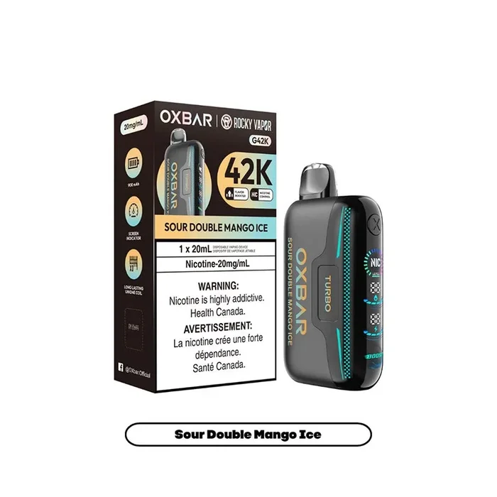 OXBAR G42K Disposable – Sour Double Mango (ON)