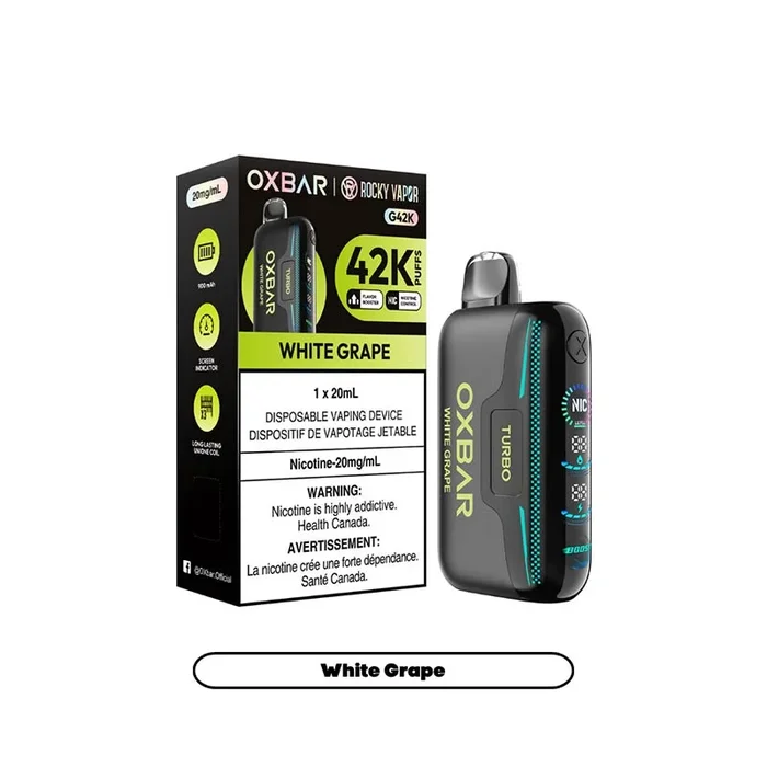 OXBAR G42K Disposable – White Grape (ON)