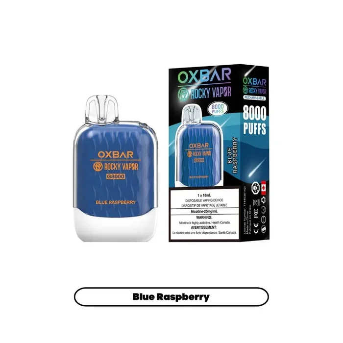 OXBAR G8000 Disposable – Blue Raspberry (ON)