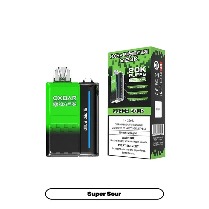 OXBAR M20K Disposable – Super Sour (ON)