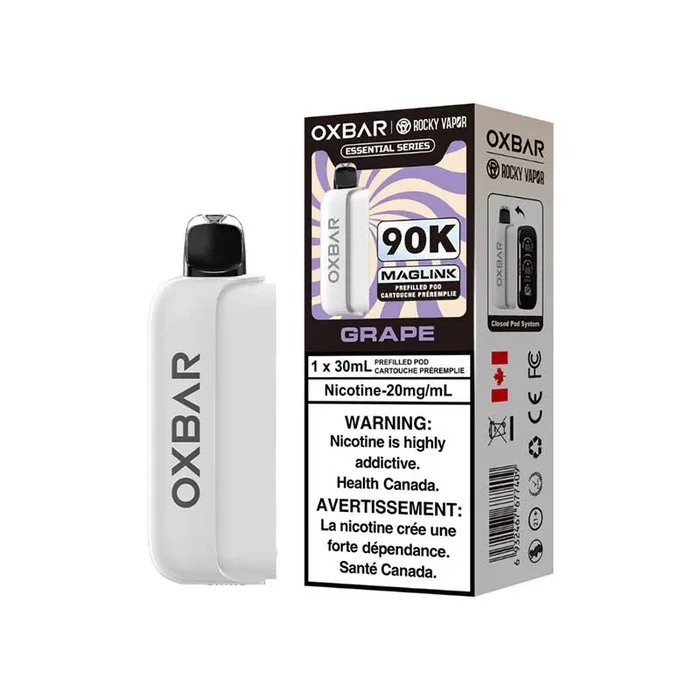 Oxbar Maglink Pre-Filled Pod – Essential Series – Grape (ON)