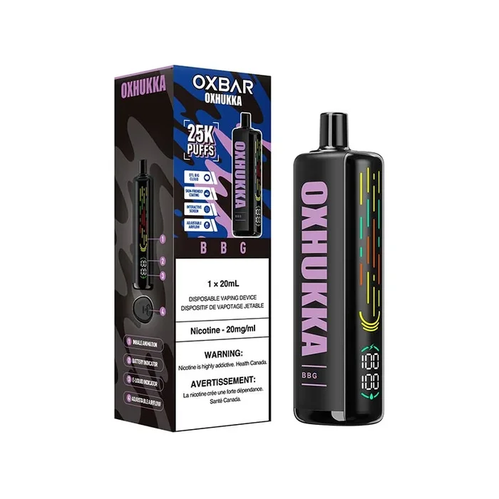 OXBAR Oxhukka 25K Disposable – BBG (ON)