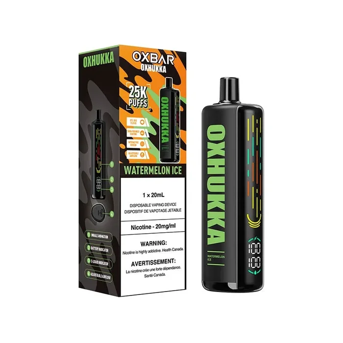 OXBAR Oxhukka 25K Disposable – Watermelon Ice (ON)