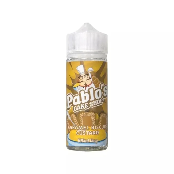 Pablo’s Cake Shop Caramel Biscuit Custard 100ml E-liquid
