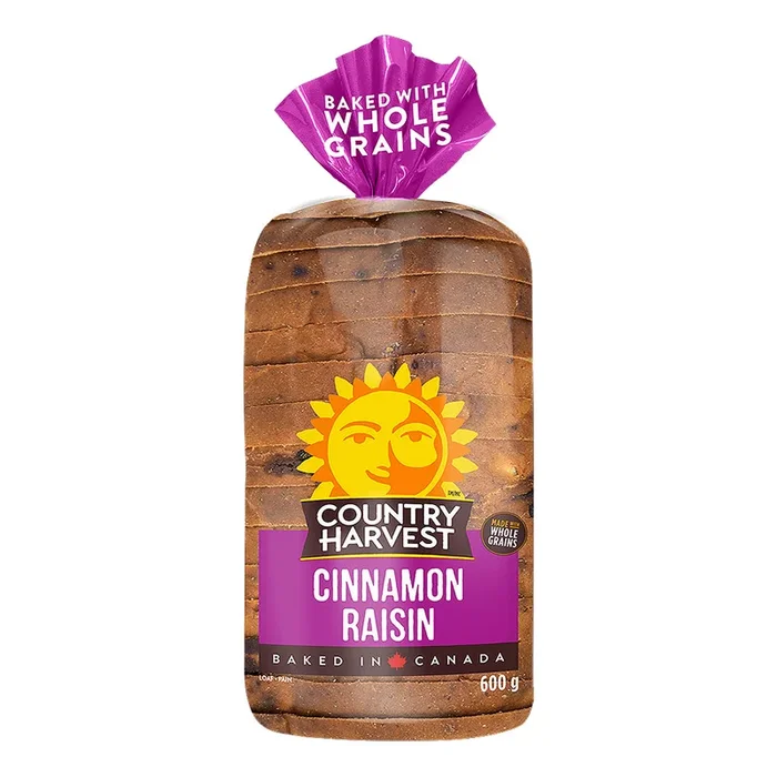Pain cannelle et raisins Country Harvest – 600 g