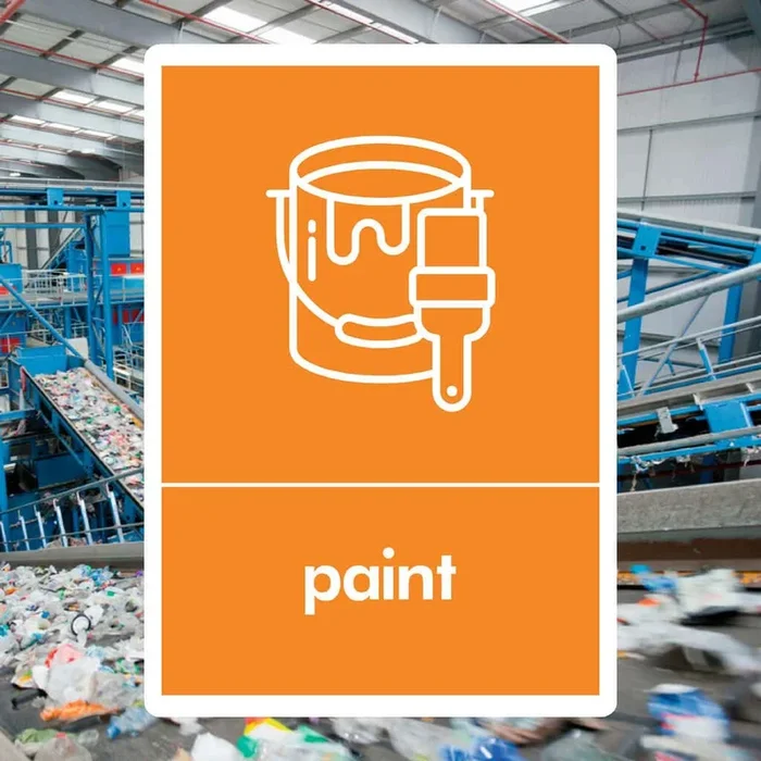 Paint Recycling Sign