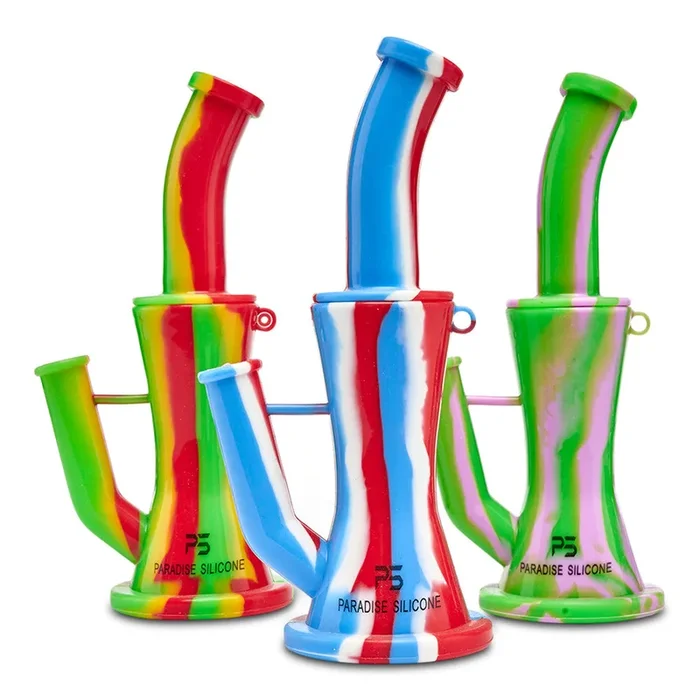 Paradise Silicone Hourglass Water Pipe