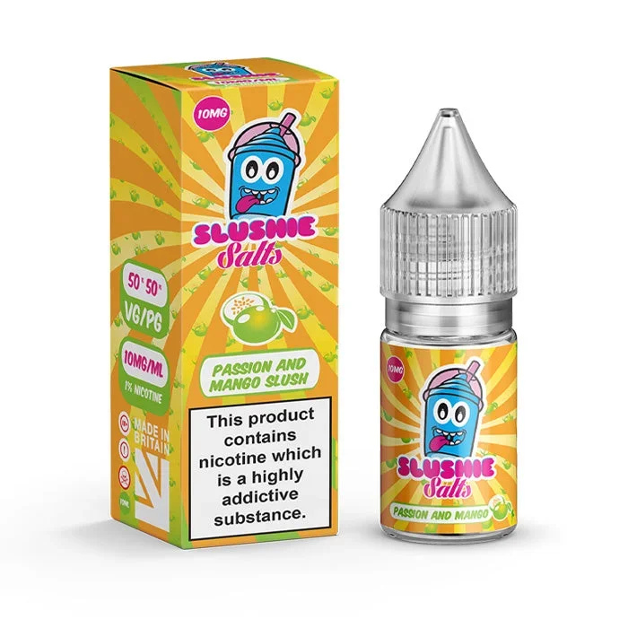 Passion and Mango Slush Nic Salt E-Liquid by Slushie Salts