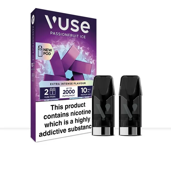 Passionfruit Ice Vuse Extra Intense Vape Pods