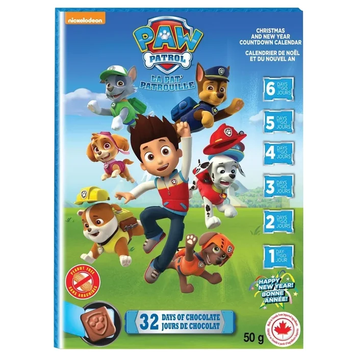 Paw Patrol Advent Calendar – 50g