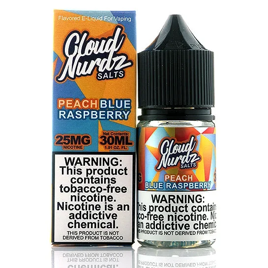 Peach Blue Raspberry Salt – Cloud Nurdz E-Juice