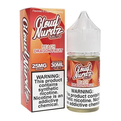 Peach Dragon Fruit – Cloud Nurdz Salts 30mL