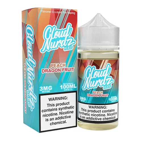 Peach Dragon Fruit Iced by Cloud Nurdz 100ml