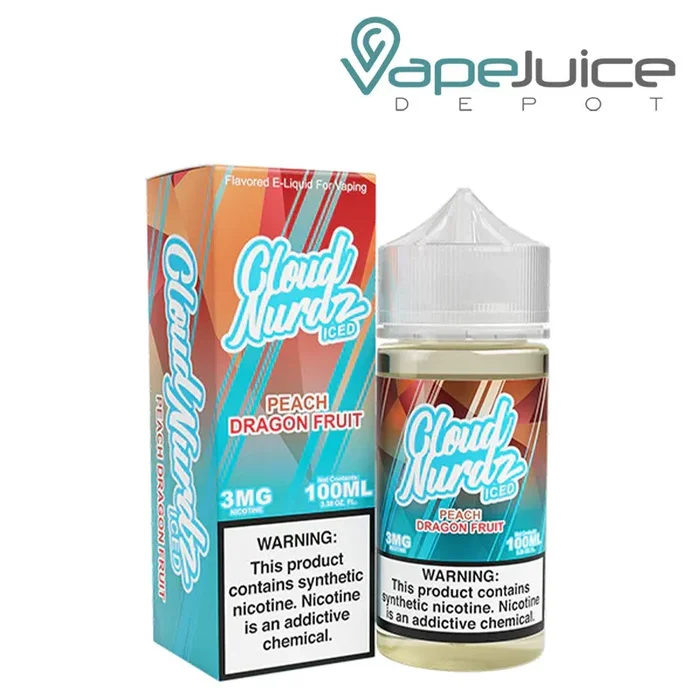 Peach Dragonfruit Iced TFN Cloud Nurdz 100ml