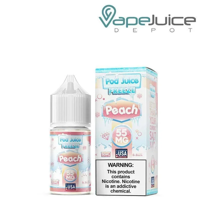 Peach Freeze – POD Juice Salt 30mL