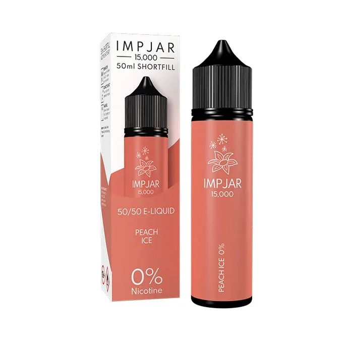 Peach Ice 50ml Shortfill E-Liquid by Imp Jar