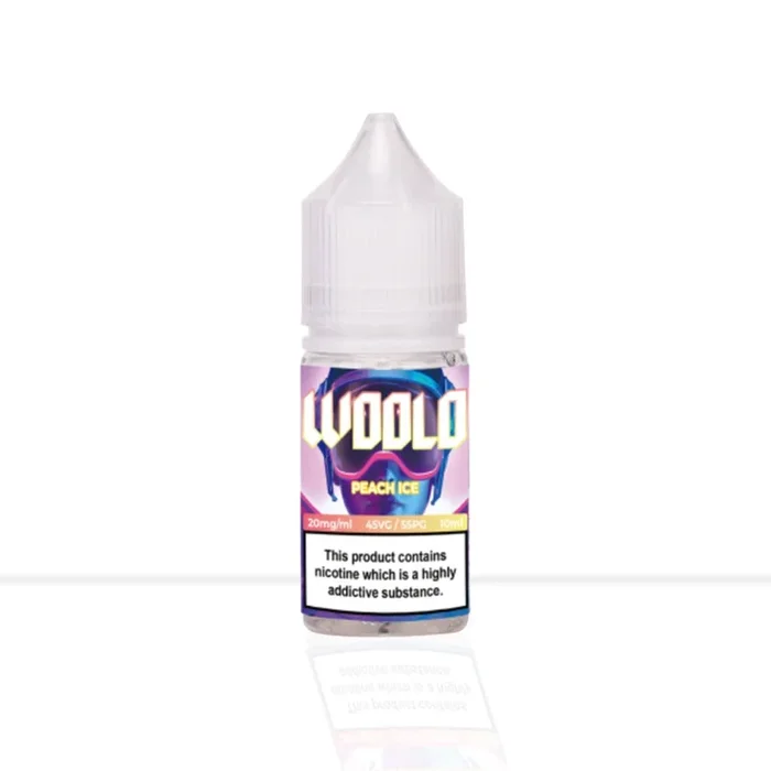 Peach Ice Nic Salt E Liquid Woolo