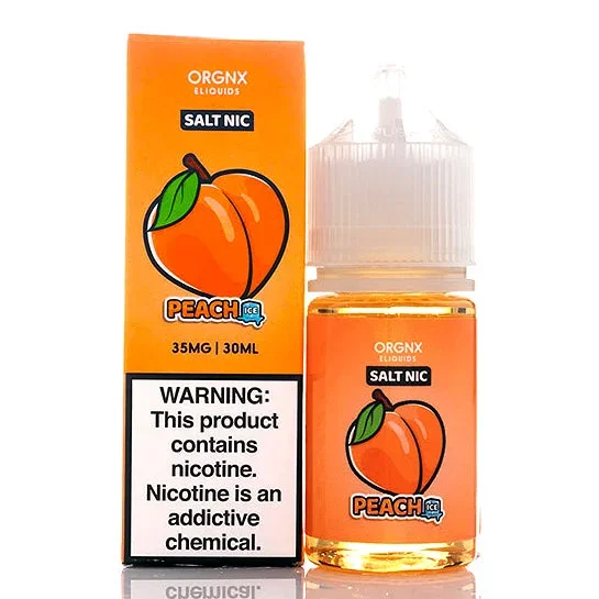 Peach Ice Salt – ORGNX E-Juice