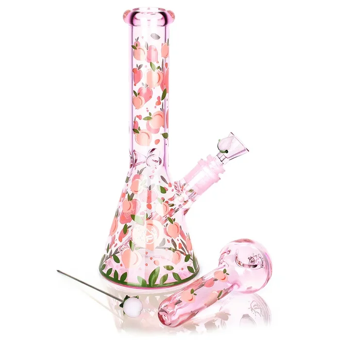 Peaches & Cream Bong and Pipe Bundle Box
