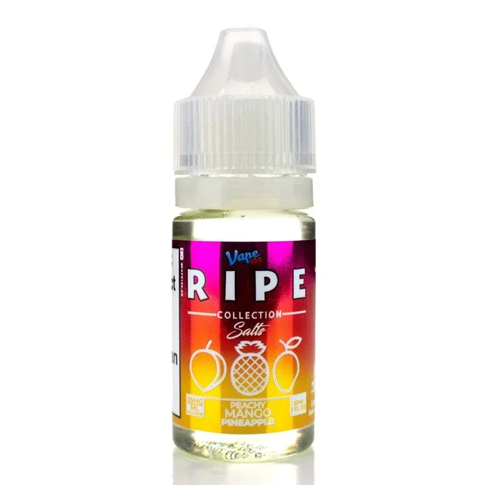 Peachy Mango Pineapple by Vape 100 Ripe Collection Salts 30mL