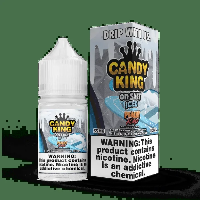 Peachy Rings SALT on ICE – Candy King On SALT – 30mL