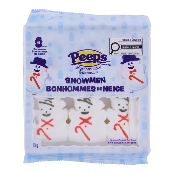Peeps Bonhommes de neige, emb. de 6, 85 g