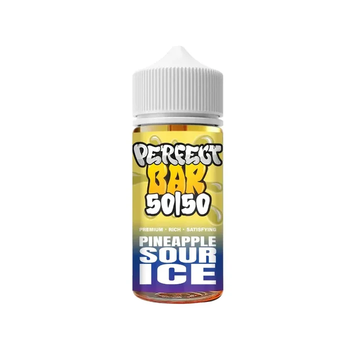 Perfect Bar 50/50 Pineapple Sour Ice 100ml Shortfill