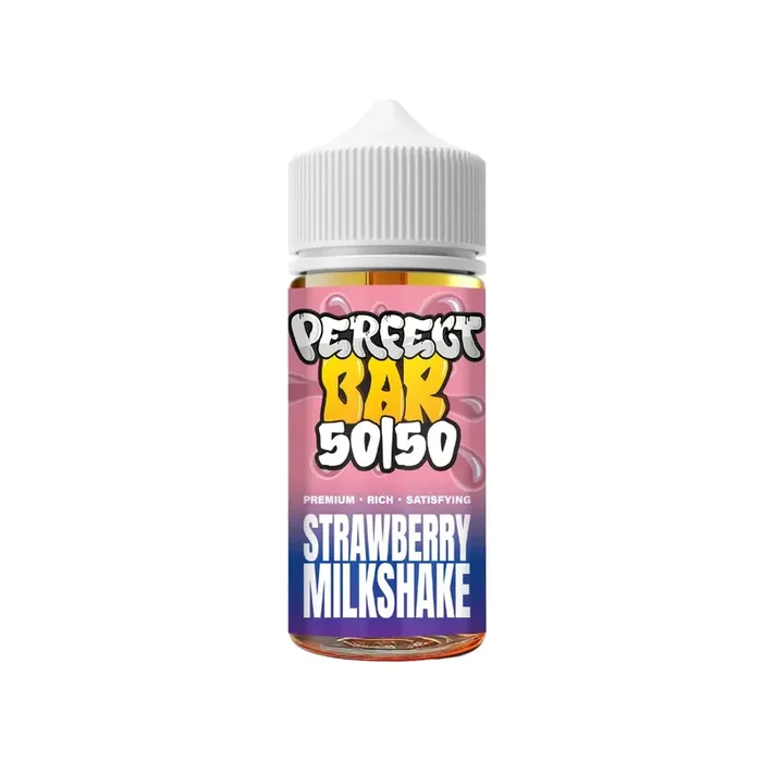 Perfect Bar 50/50 Strawberry Milkshake 100ml Shortfill