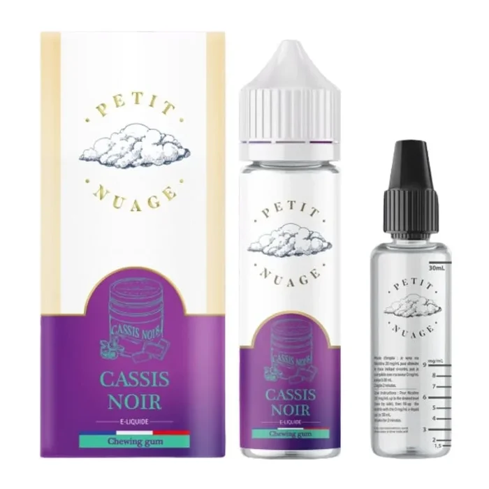 PETIT NUAGE Cassis Noir – E-liquide 50ml