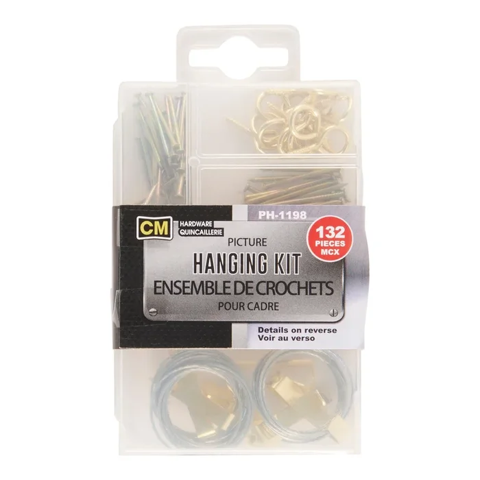 Picture Hanging Set, 132 Piece