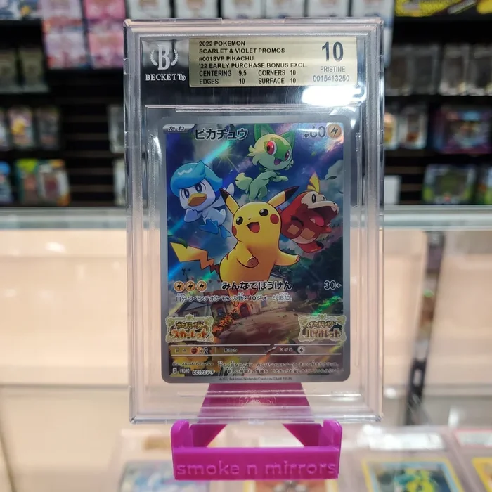 Pikachu – Scarlet & Violet Early Purchase Promo: BGS 10