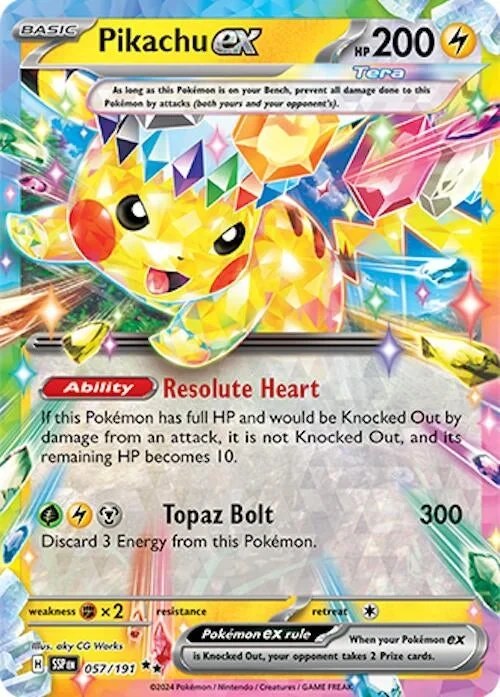 Pikachu ex (057/191) (SSP)