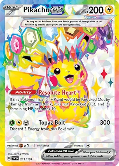 Pikachu ex (219/191) (SSP)