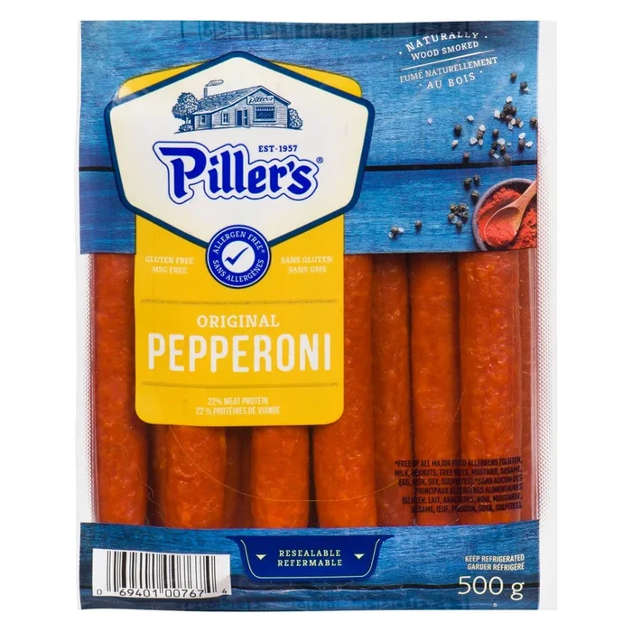 Piller’s Original Pepperoni, 500-g