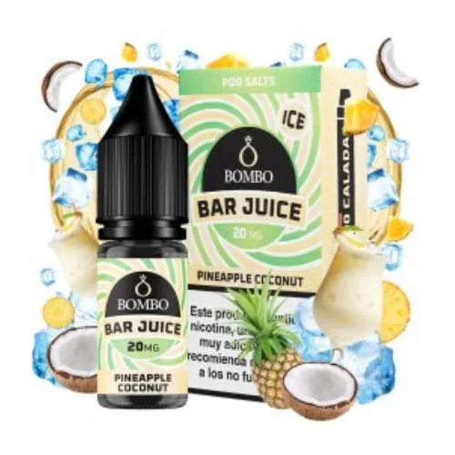 Pineapple Coconut Ice 10ml (Sales de nicotina) (Bar Juice by Bombo)