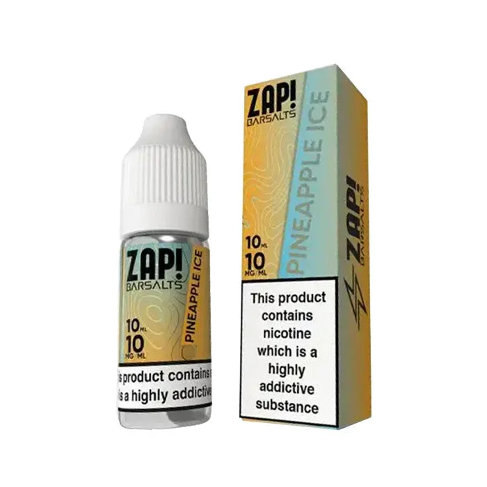 Pineapple Ice 10ml Nic Salt E-Liquid by Zap! Bar Salts