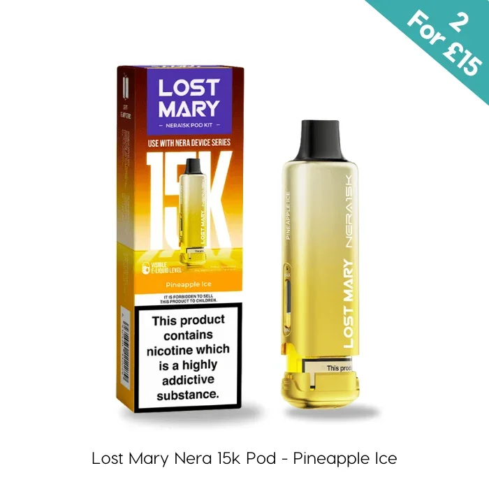 Pineapple Ice – Lost Mary Nera 15K Prefilled Pods