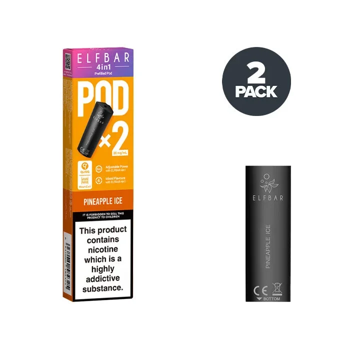 Pineapple Ice Elf Bar 4 in 1 Prefilled Pods