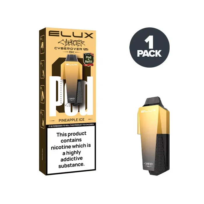 Pineapple Ice Elux Cyberover 6K Prefilled Pods
