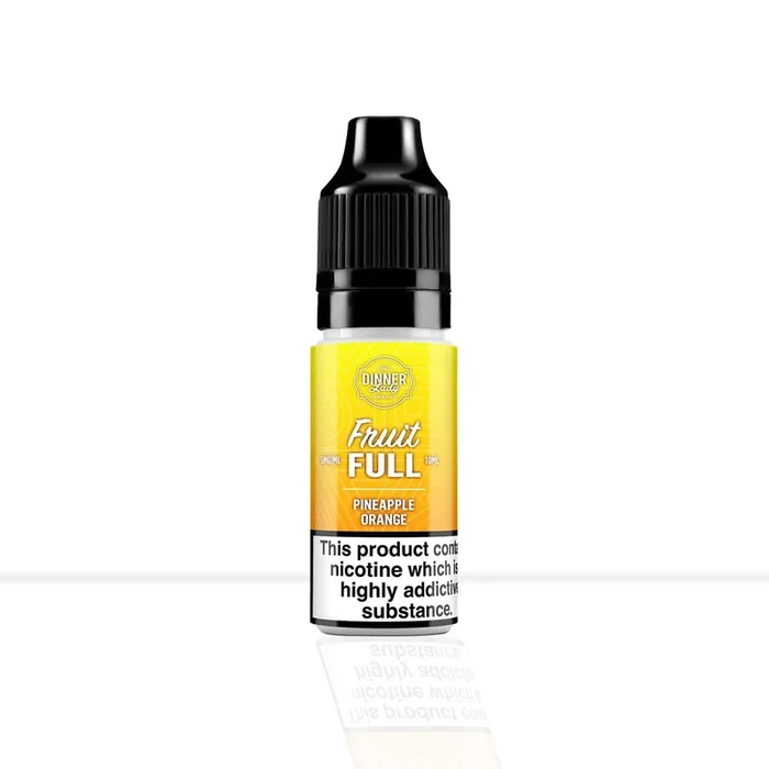 Pineapple Orange Nic Salt E-Liquid Dinner Lady Fruit Full Bar Salts